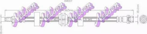 Brovex-Nelson H4107 - Тормозной шланг autosila-amz.com