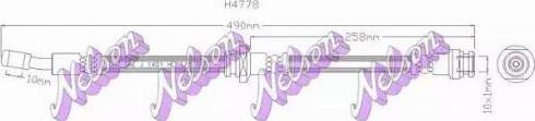 Brovex-Nelson H4778 - Тормозной шланг autosila-amz.com