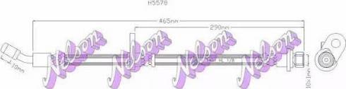 Brovex-Nelson H5578 - Тормозной шланг autosila-amz.com