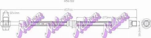 Brovex-Nelson H5631Q - Тормозной шланг autosila-amz.com