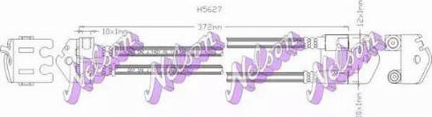 Brovex-Nelson H5627 - Тормозной шланг autosila-amz.com