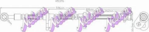 Brovex-Nelson H5376 - Тормозной шланг autosila-amz.com