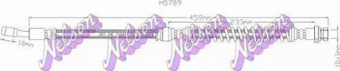 Brovex-Nelson H5789 - Тормозной шланг autosila-amz.com