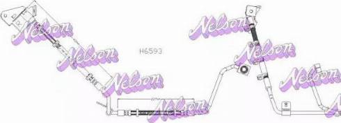 Brovex-Nelson H6593 - Тормозной шланг autosila-amz.com