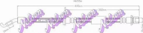 Brovex-Nelson H6556 - Тормозной шланг autosila-amz.com