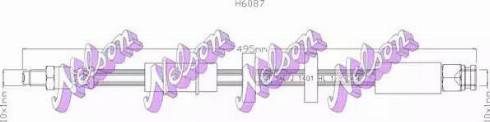 Brovex-Nelson H6087 - Тормозной шланг autosila-amz.com