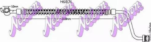 Brovex-Nelson H6831 - Тормозной шланг autosila-amz.com