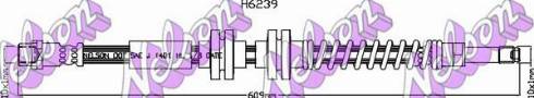 Brovex-Nelson H6239 - Тормозной шланг autosila-amz.com