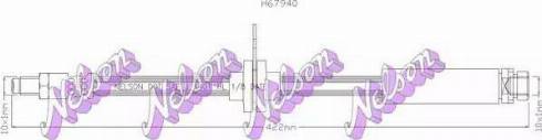 Brovex-Nelson H6794Q - Тормозной шланг autosila-amz.com