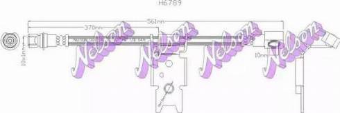 Brovex-Nelson H6789 - Тормозной шланг autosila-amz.com