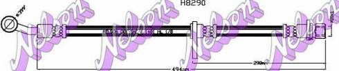 Brovex-Nelson H8290 - Тормозной шланг autosila-amz.com