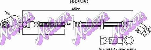 Brovex-Nelson H8262Q - Тормозной шланг autosila-amz.com