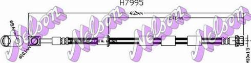 Brovex-Nelson H7995 - Тормозной шланг autosila-amz.com