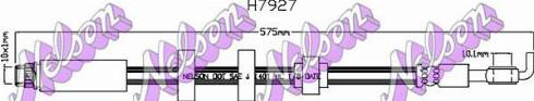 Brovex-Nelson H7927 - Тормозной шланг autosila-amz.com