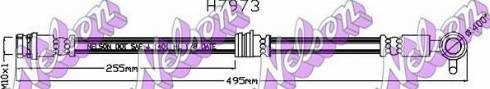 Brovex-Nelson H7973 - Тормозной шланг autosila-amz.com