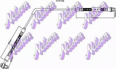 Brovex-Nelson H7471Q - Тормозной шланг autosila-amz.com