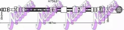 Brovex-Nelson H7563 - Тормозной шланг autosila-amz.com