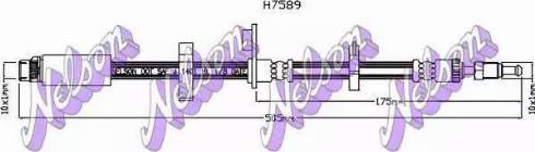 Brovex-Nelson H7589 - Тормозной шланг autosila-amz.com