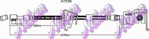 Brovex-Nelson H7538 - Тормозной шланг autosila-amz.com