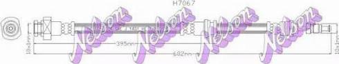 Brovex-Nelson H7067 - Тормозной шланг autosila-amz.com