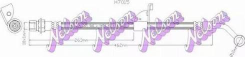 Brovex-Nelson H7015 - Тормозной шланг autosila-amz.com