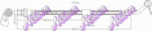 Brovex-Nelson H7016 - Тормозной шланг autosila-amz.com