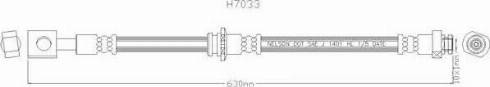 Brovex-Nelson H7033 - Тормозной шланг autosila-amz.com