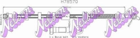 Brovex-Nelson H7857Q - Тормозной шланг autosila-amz.com