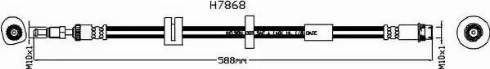 Brovex-Nelson H7868 - Тормозной шланг autosila-amz.com
