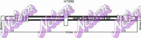 Brovex-Nelson H7392 - Тормозной шланг autosila-amz.com