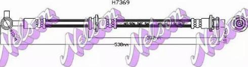 Brovex-Nelson H7369 - Тормозной шланг autosila-amz.com