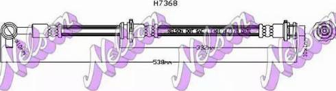 Brovex-Nelson H7368 - Тормозной шланг autosila-amz.com