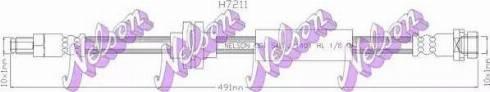 Brovex-Nelson H7211 - Тормозной шланг autosila-amz.com