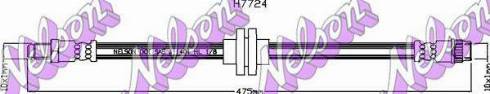 Brovex-Nelson H7724 - Тормозной шланг autosila-amz.com