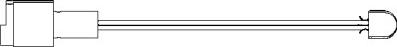 BSF 09005 - Сигнализатор, износ тормозных колодок autosila-amz.com