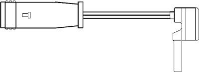BSF 09012 - Сигнализатор, износ тормозных колодок autosila-amz.com