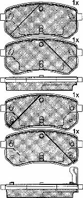 BSF 10920 - Тормозные колодки, дисковые, комплект autosila-amz.com