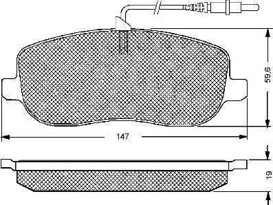 BSF 10652 - Тормозные колодки, дисковые, комплект autosila-amz.com