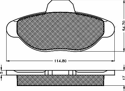 FTE 9001555 - Тормозные колодки, дисковые, комплект autosila-amz.com