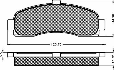 BSF 10364 - Тормозные колодки, дисковые, комплект autosila-amz.com