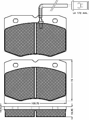 Textar FVR713 - Тормозные колодки, дисковые, комплект autosila-amz.com