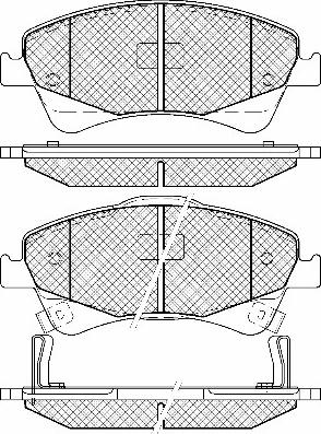 Dynamatrix DBP4326 - Тормозные колодки, дисковые, комплект autosila-amz.com