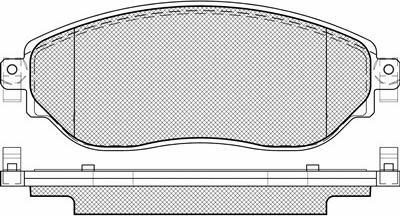 CAR SBB21102 - Тормозные колодки, дисковые, комплект autosila-amz.com