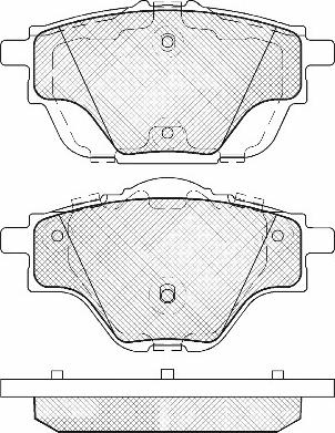 HELLA PAGID T2304 - Тормозные колодки, дисковые, комплект autosila-amz.com