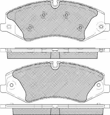 ACDelco AC0581616D - Тормозные колодки, дисковые, комплект autosila-amz.com