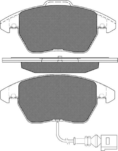 BSF 20329 - Тормозные колодки, дисковые, комплект autosila-amz.com