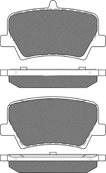 BSF 20328 - Тормозные колодки, дисковые, комплект autosila-amz.com