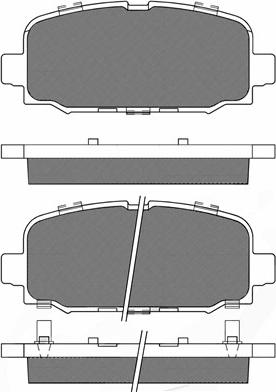 BSF 20262 - Тормозные колодки, дисковые, комплект autosila-amz.com