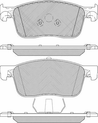 Vauxhall 16 807 917 80 - Тормозные колодки, дисковые, комплект autosila-amz.com