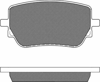 BSF 20271 - Тормозные колодки, дисковые, комплект autosila-amz.com